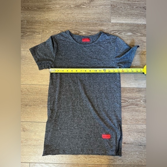 Haus of JR Harper SS Side Zip Tee Charcoal - Picture 4 of 11